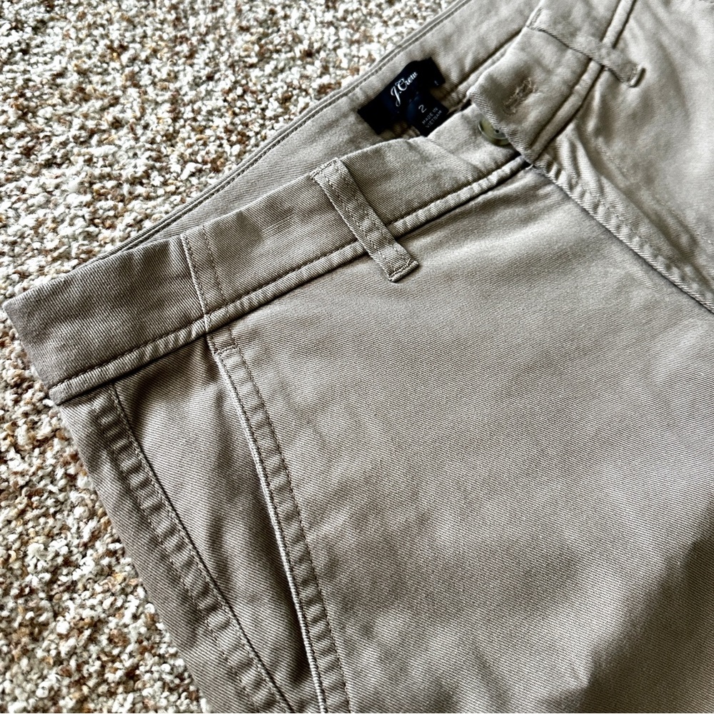 Y2K tan mid rise straight trousers